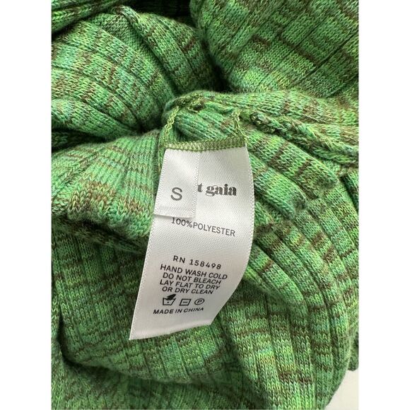 NWT Cult Gaia Halter Cutout Side Slit Elfreda Knit Midi Dress Emerald Small $425 - Picture 12 of 12